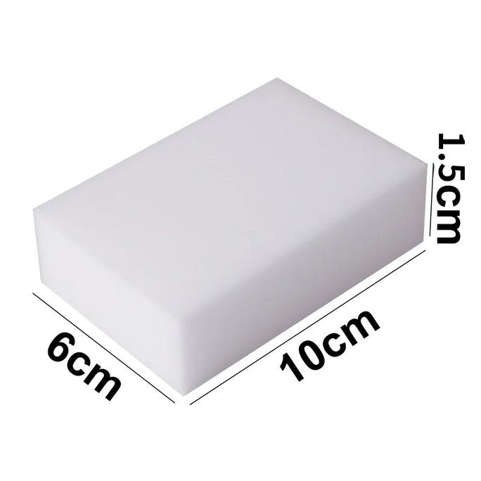 Magic Eraser Sponge Set – 100 Pcs for Easy Deep Cleaning