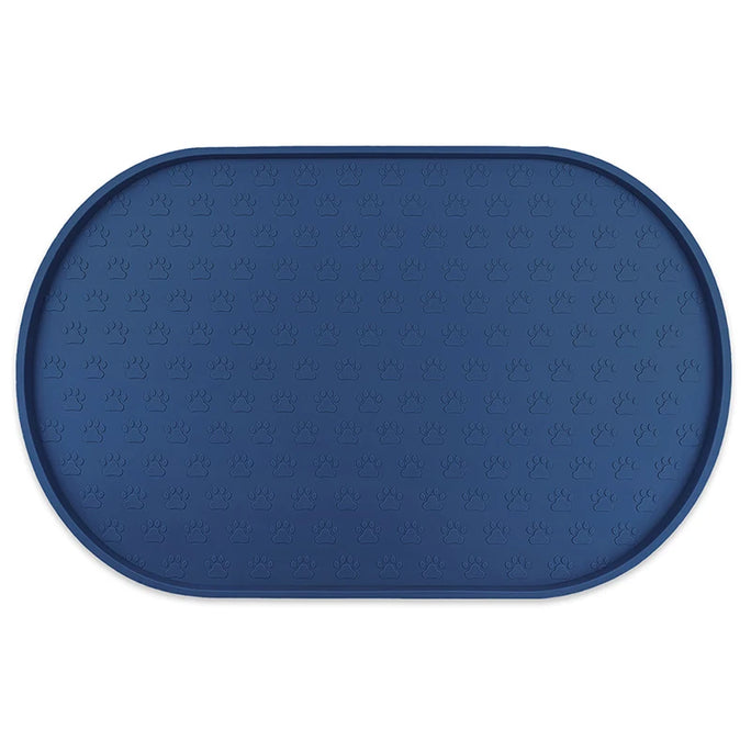 Waterproof Pet Food Mat โ Non-Slip Silicone Bowl Pad for Dogs & Cats