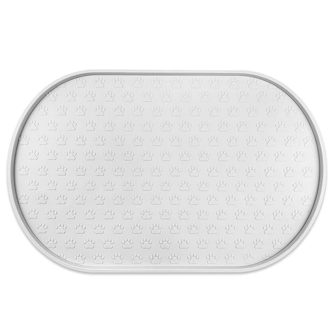 Waterproof Pet Food Mat โ Non-Slip Silicone Bowl Pad for Dogs & Cats