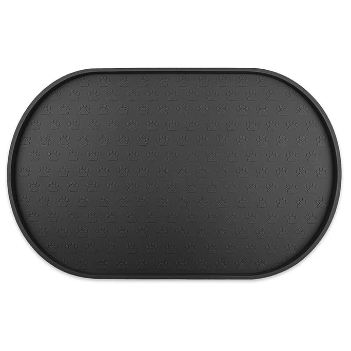 Waterproof Pet Food Mat โ Non-Slip Silicone Bowl Pad for Dogs & Cats