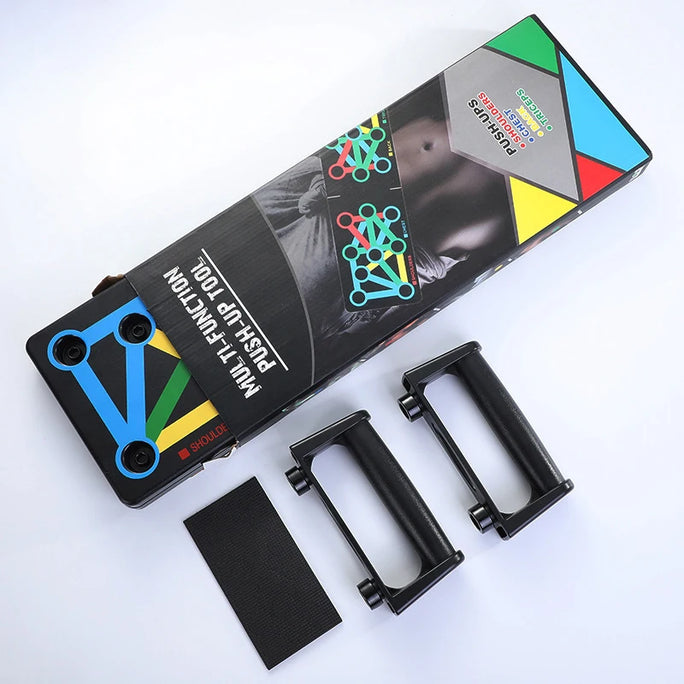 Portable Push-Up Board Set – Foldable Full-Body Trainer