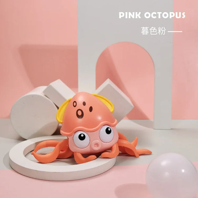 Interactive Dancing Crab Toy — Music, Lights & Crawling Fun!