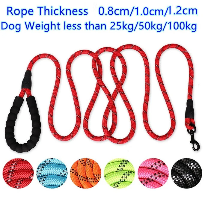 Reflective Dog Leash - Strong & Durable for All Sizes