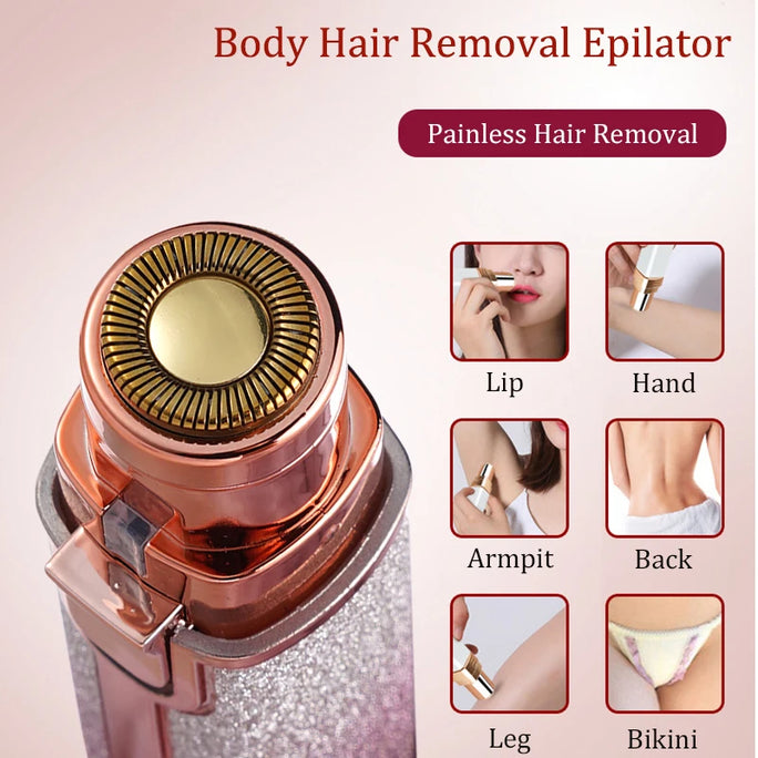 2-in-1 Precision Facial Hair Remover & Eyebrow Trimmer