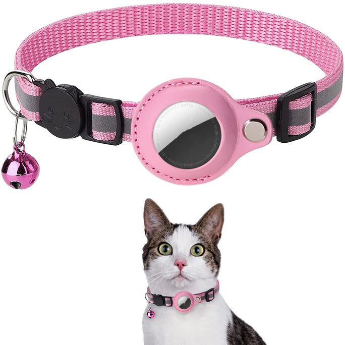 Pet Collar with AirTag Case - Anti-Lost Tracker