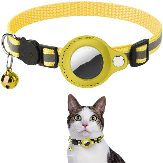 Pet Collar with AirTag Case - Anti-Lost Tracker