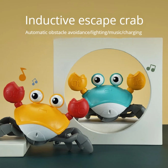 Interactive Dancing Crab Toy — Music, Lights & Crawling Fun!