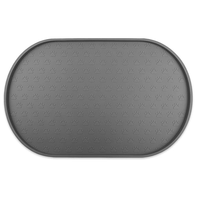 Waterproof Pet Food Mat – Non-Slip Silicone Bowl Pad for Dogs & Cats
