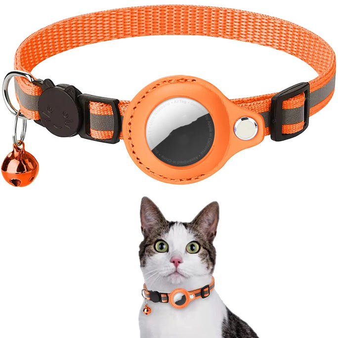 Pet Collar with AirTag Case - Anti-Lost Tracker
