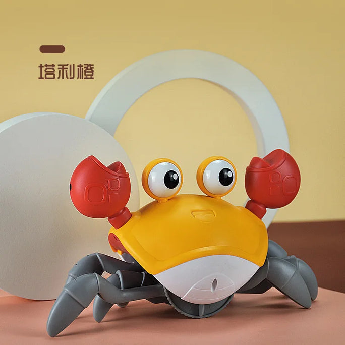 Interactive Dancing Crab Toy — Music, Lights & Crawling Fun!