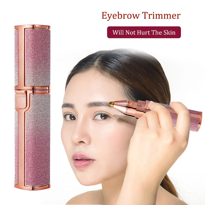 2-in-1 Precision Facial Hair Remover & Eyebrow Trimmer