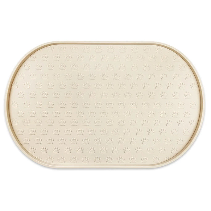 Waterproof Pet Food Mat – Non-Slip Silicone Bowl Pad for Dogs & Cats