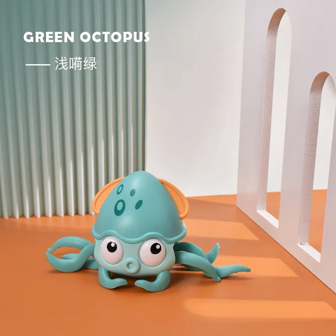 Interactive Dancing Crab Toy — Music, Lights & Crawling Fun!