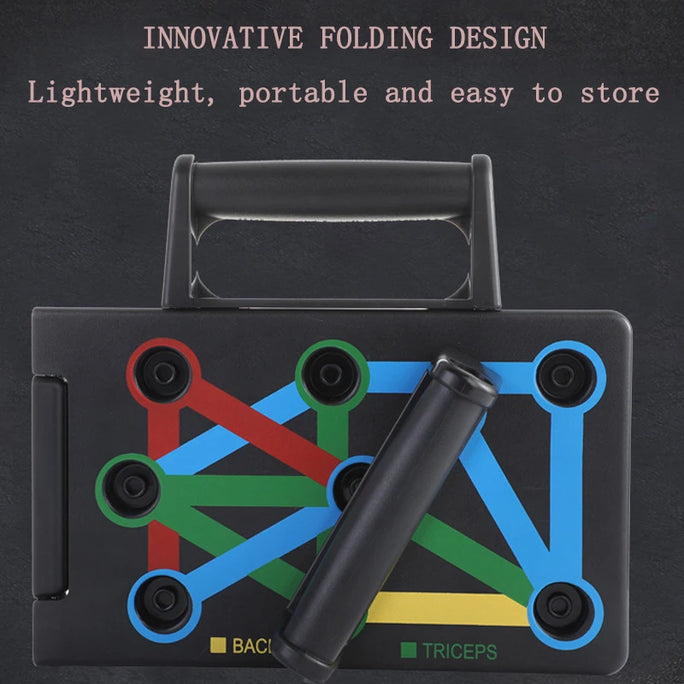 Portable Push-Up Board Set – Foldable Full-Body Trainer