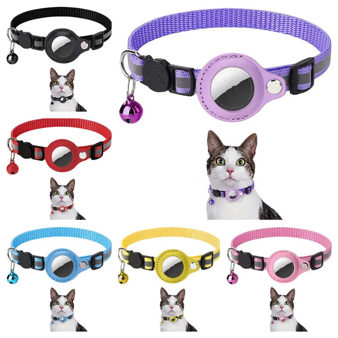 Pet Collar with AirTag Case - Anti-Lost Tracker