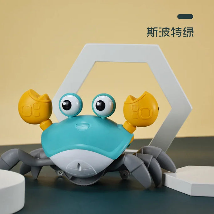 Interactive Dancing Crab Toy — Music, Lights & Crawling Fun!