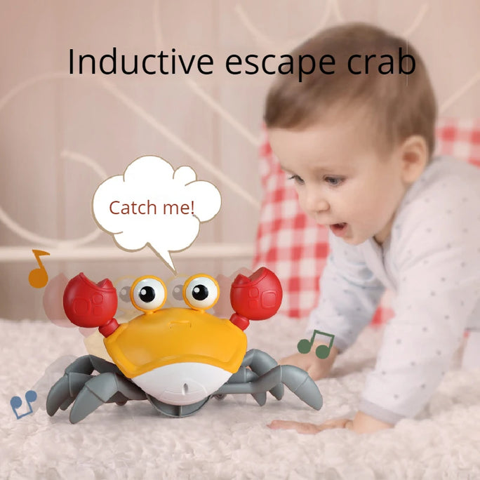 Interactive Dancing Crab Toy — Music, Lights & Crawling Fun!