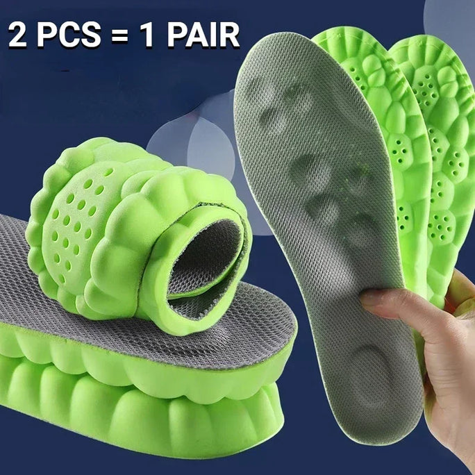 Orthopedic Latex Insoles – Breathable & Shock-Absorbing