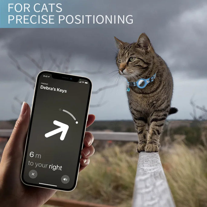 Pet Collar with AirTag Case - Anti-Lost Tracker
