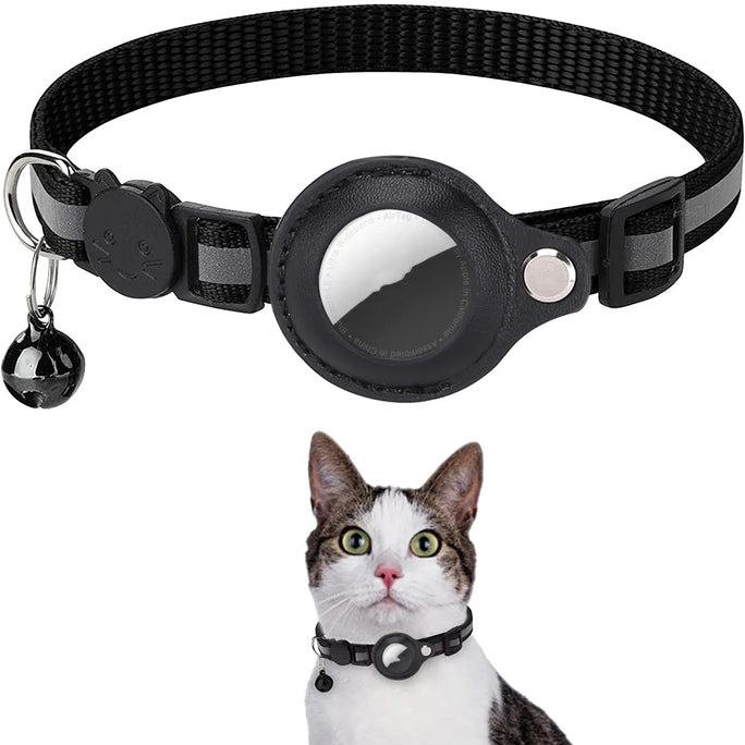 Pet Collar with AirTag Case - Anti-Lost Tracker