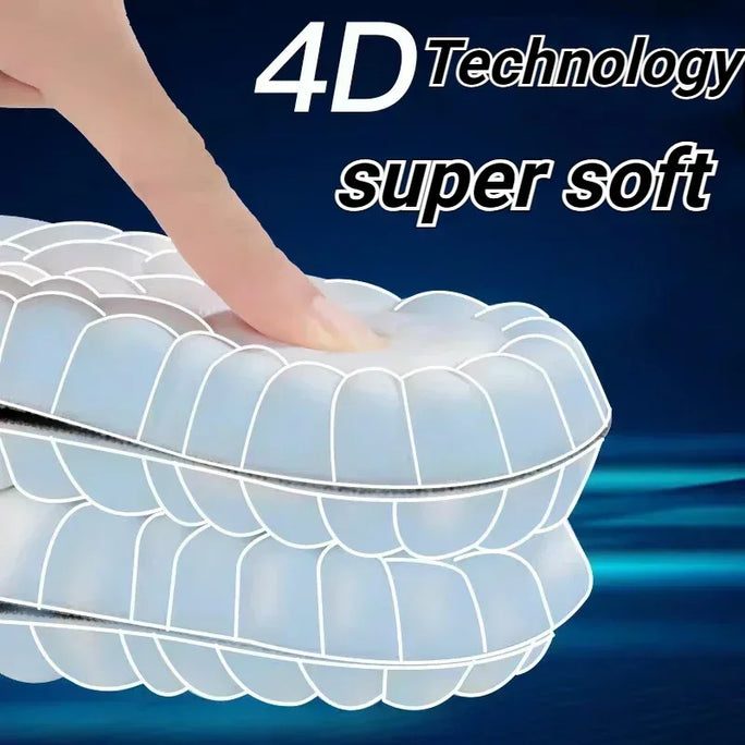Orthopedic Latex Insoles – Breathable & Shock-Absorbing