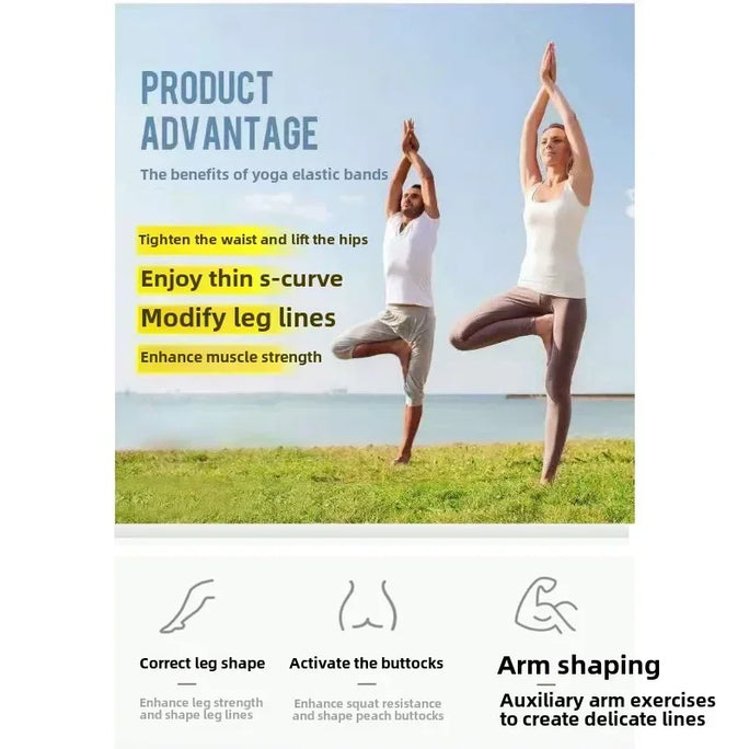 Elastic Tension Ring for Squats, Glutes & Full-Body Training