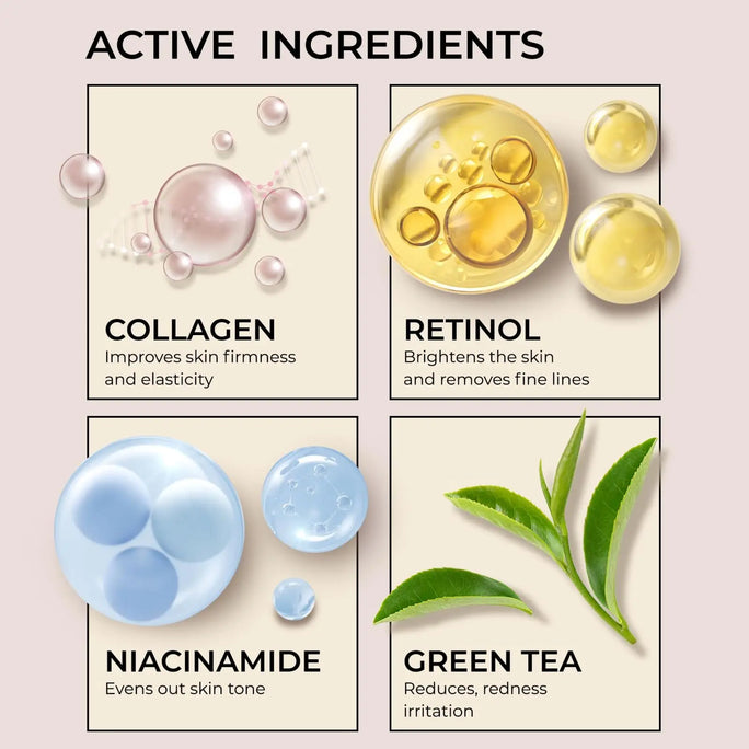 Collagen & Retinol Face Moisturizer – Firming Cream with Airless Pump