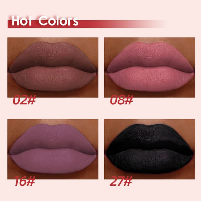 NICEFACE Liquid Matte Lipstick – Velvet Finish & Waterproof Wear