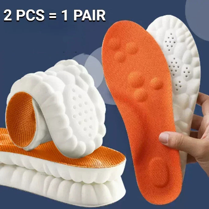 Orthopedic Latex Insoles – Breathable & Shock-Absorbing